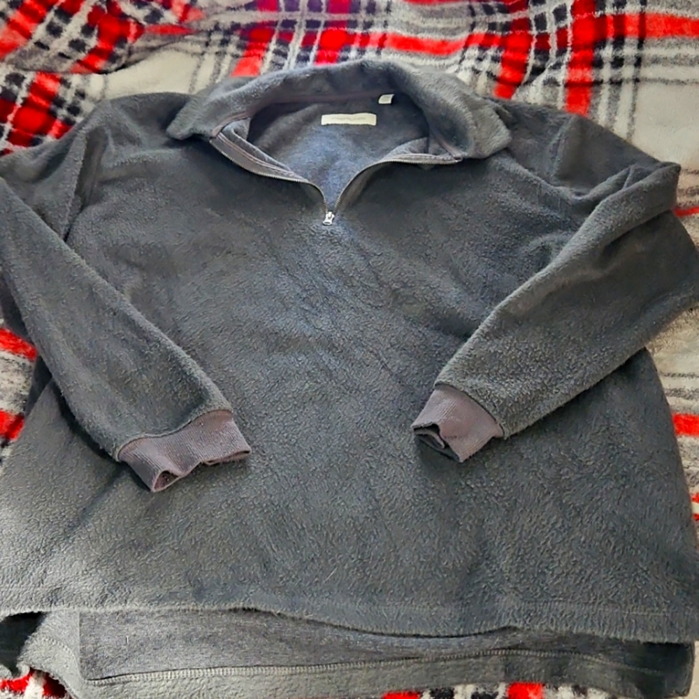 Mens 3/4 zip fleece